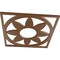 Ekena Millwork Blume Architectural Grade PVC Pierced Ceiling Medallion, Copper, 34"OD x 11 3/4"ID x 1"P CMPP34BLSCO - alternate 2